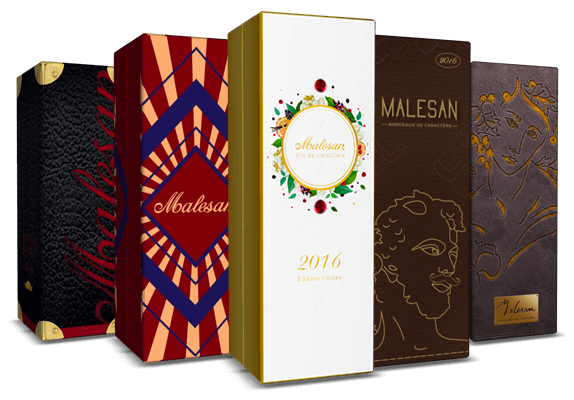 Coffrets design Malesan 2016